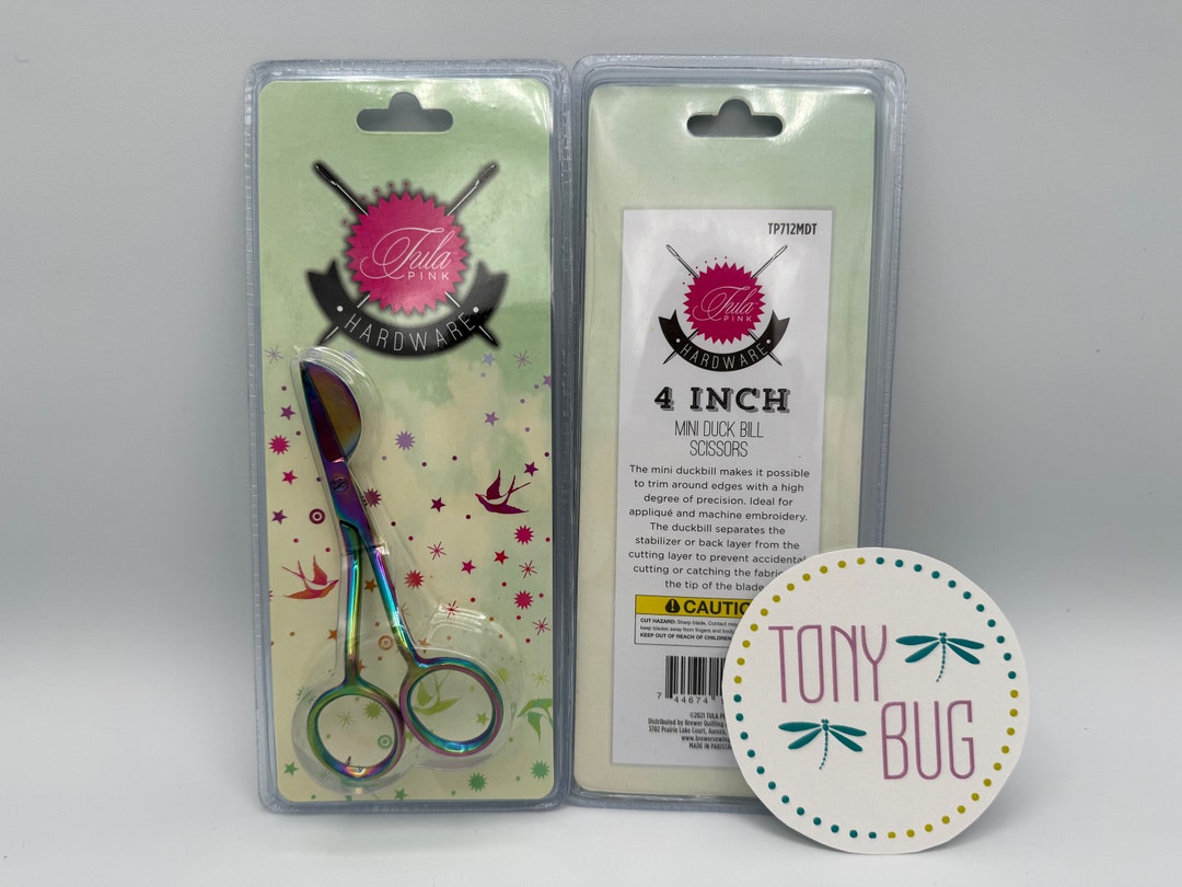 Tula Pink Forbici Microseghettate Per Applique - 15,2 Cm, Taglio Pulito E Preciso Per Tessuti, Accessorio Da Cucito