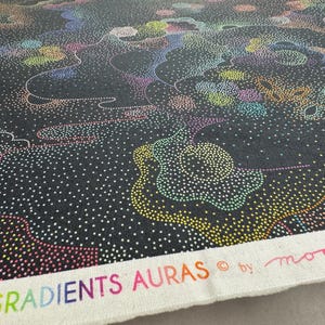 Moda Gradients Aura ~ Pointillism in Onyx (33737 18) ~ 100% Cotton Fabric