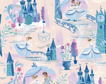 Jill Howarth Wishes The Ball in Ballerina ~ Riley Blake Designs ~ Cinderella Fabric (SC18070-BALLERINA)