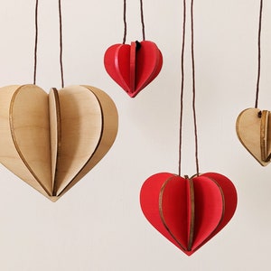 Fichiers SVG laser coeurs 3D pour la Saint-Valentin