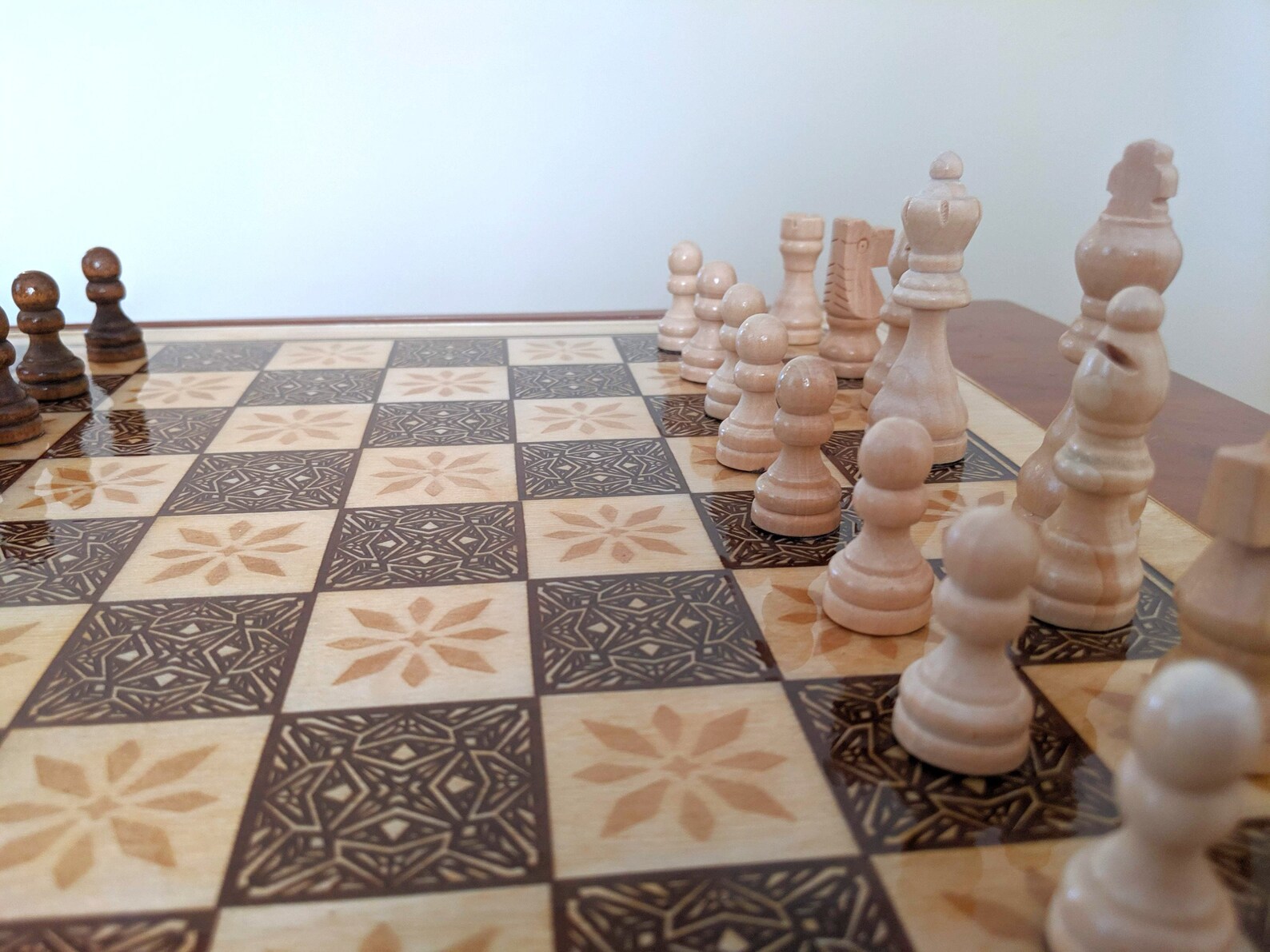 Laser Engraved Chess Board DXF Download Etsy