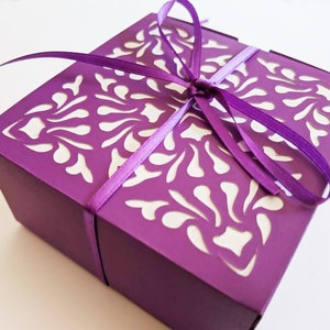 Geometric Gift Box Template, 3D SVG Box, 3D paper project, Treat Box Template, Candy Box SVG
