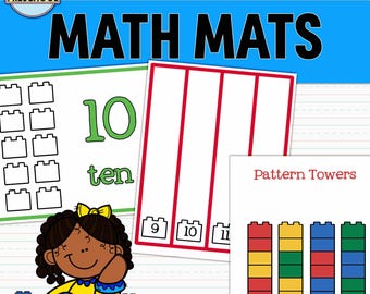 Matemáticas con bloques de construcción {Actividad educativa para preescolares}