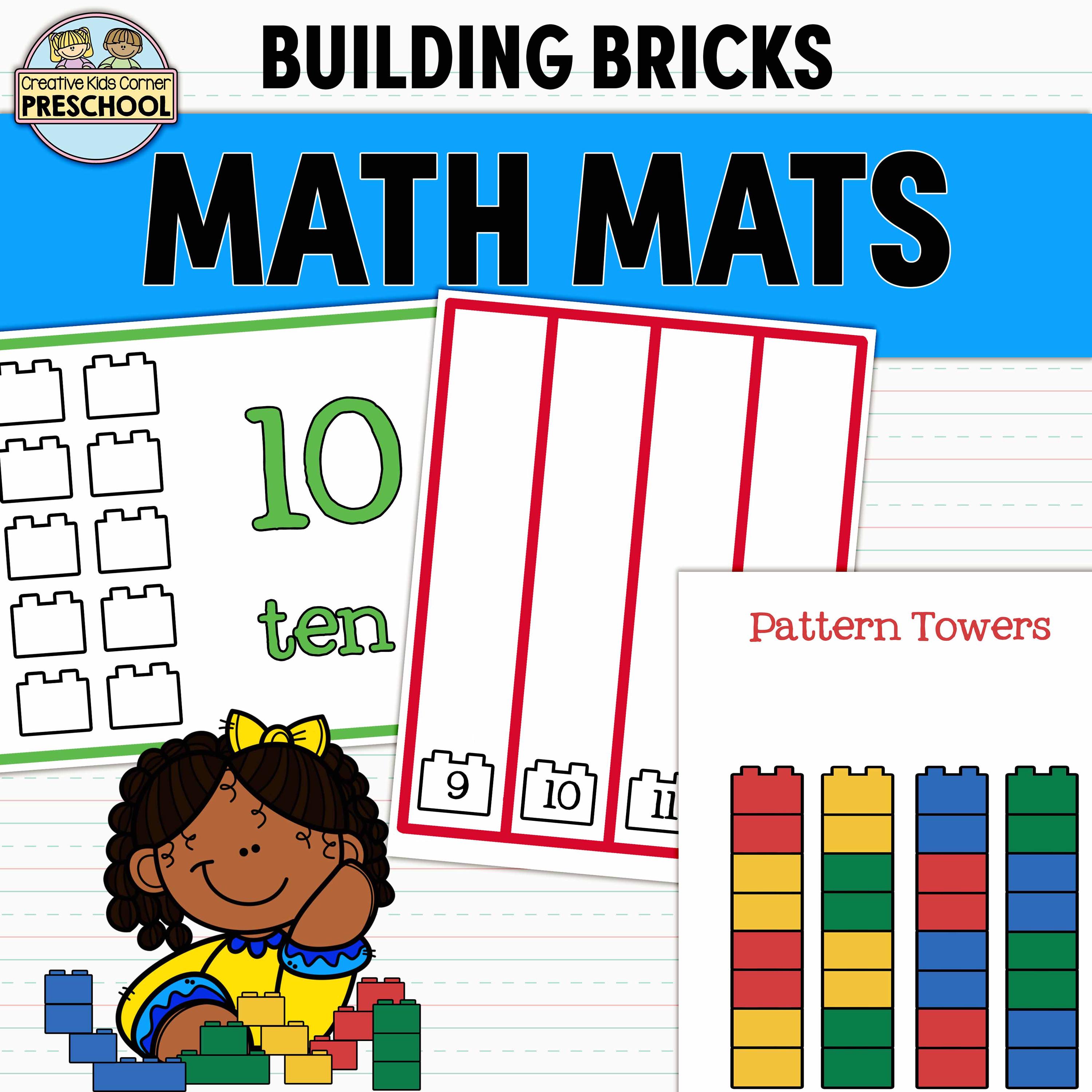 Bricks The Math Building Bricks Math {preschool Educational Resource Activity} - Etsy ...