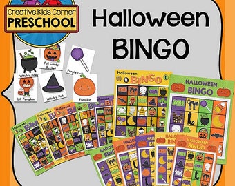 Halloween Bingo {Preschool/Kindergarten Educational Activity}