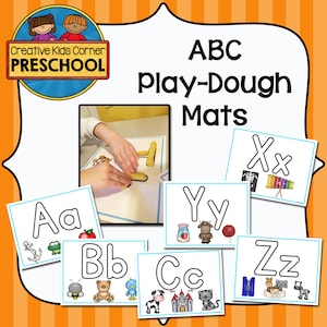ABC 粘土マット {幼稚園・保育園の教育活動リソース}