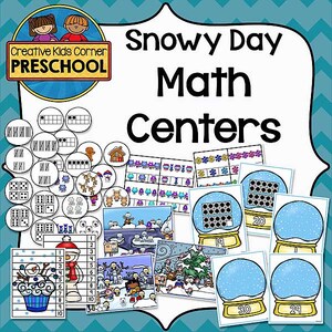雪の日の算数センター {幼稚園・保育園の教育活動リソース}