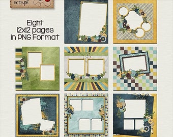 Take Me Home {High Quality Digital Scrapbooking 12x12 Quick Pages} **INSTANT DOWNLOAD
