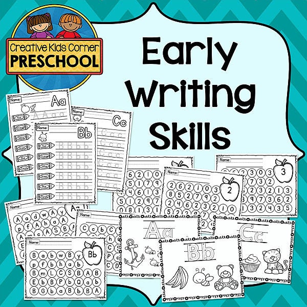 Early Writing Skills {Preschool & Kindergarten Educational Activities}