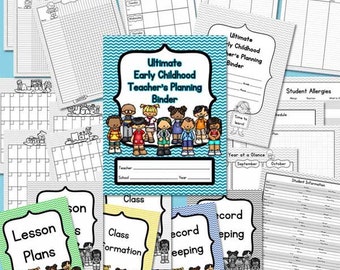 Early Childhood Teacher's Planning Binder {Preschool & Kindergarten Classroom Teacher Resource}