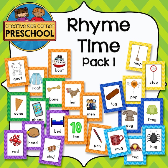 Rhyme Time pack 1 {Educational Classroom Resource/Activity}