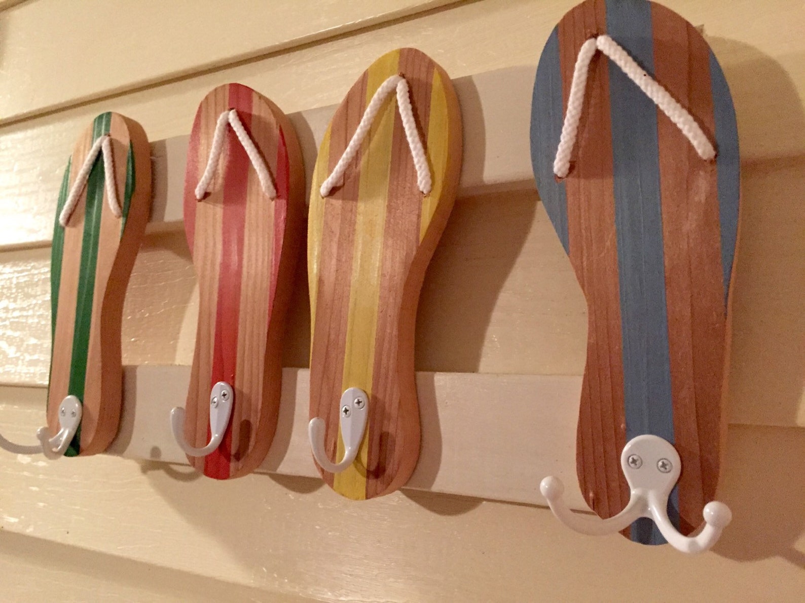 Flip Flops Towel Rack Beach Towel Rack Beachy Towel Rack Etsy