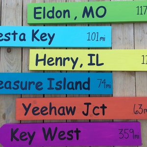 Direction signs, directional signs, wood direction arrows, destination signs, beach direction signs, beach signs, beach decor, beach wedding
