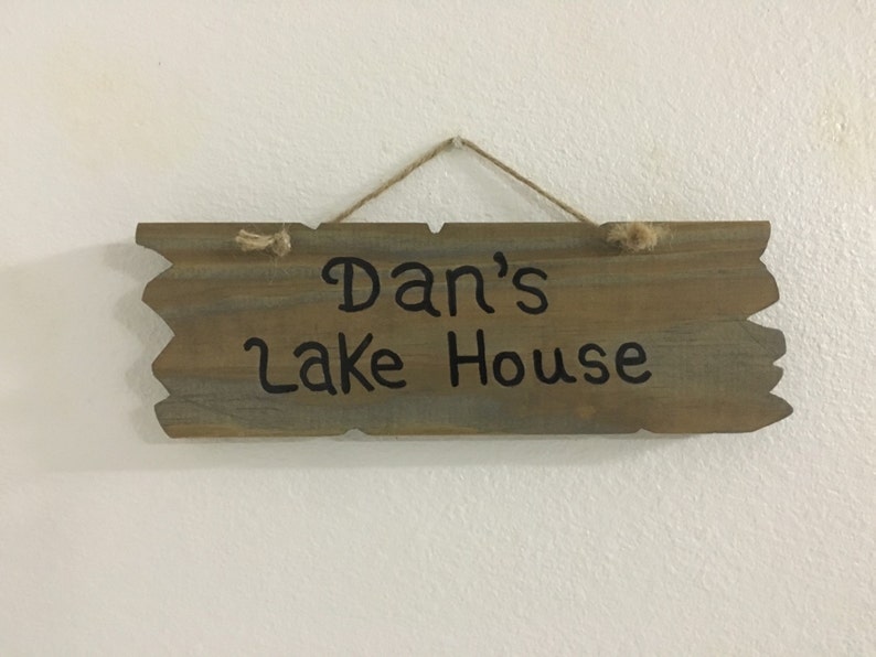 Lake House Sign Wooden Lake House Sign Lake House Decor Etsy