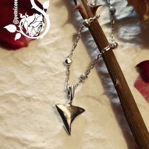 Thorn sterling silver 925 pendant handmade