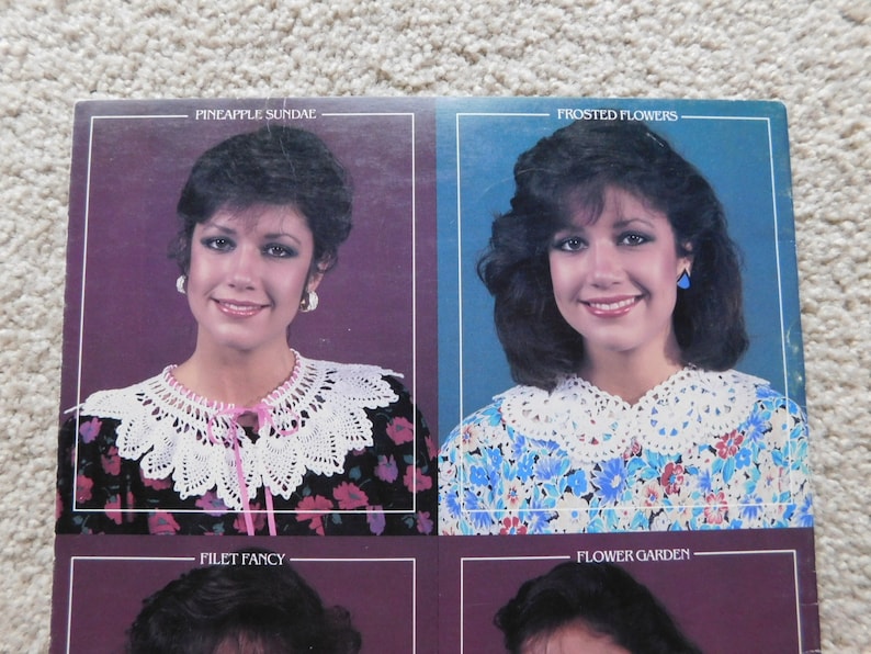 Crochet Pattern Crocheted Collars by Mary Thomas American School of Needlework