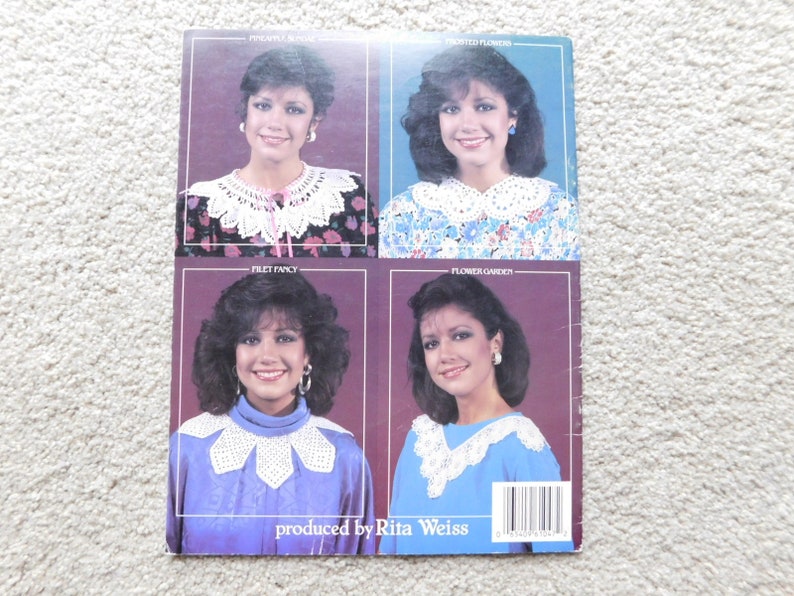 Crochet Pattern Crocheted Collars by Mary Thomas American School of Needlework