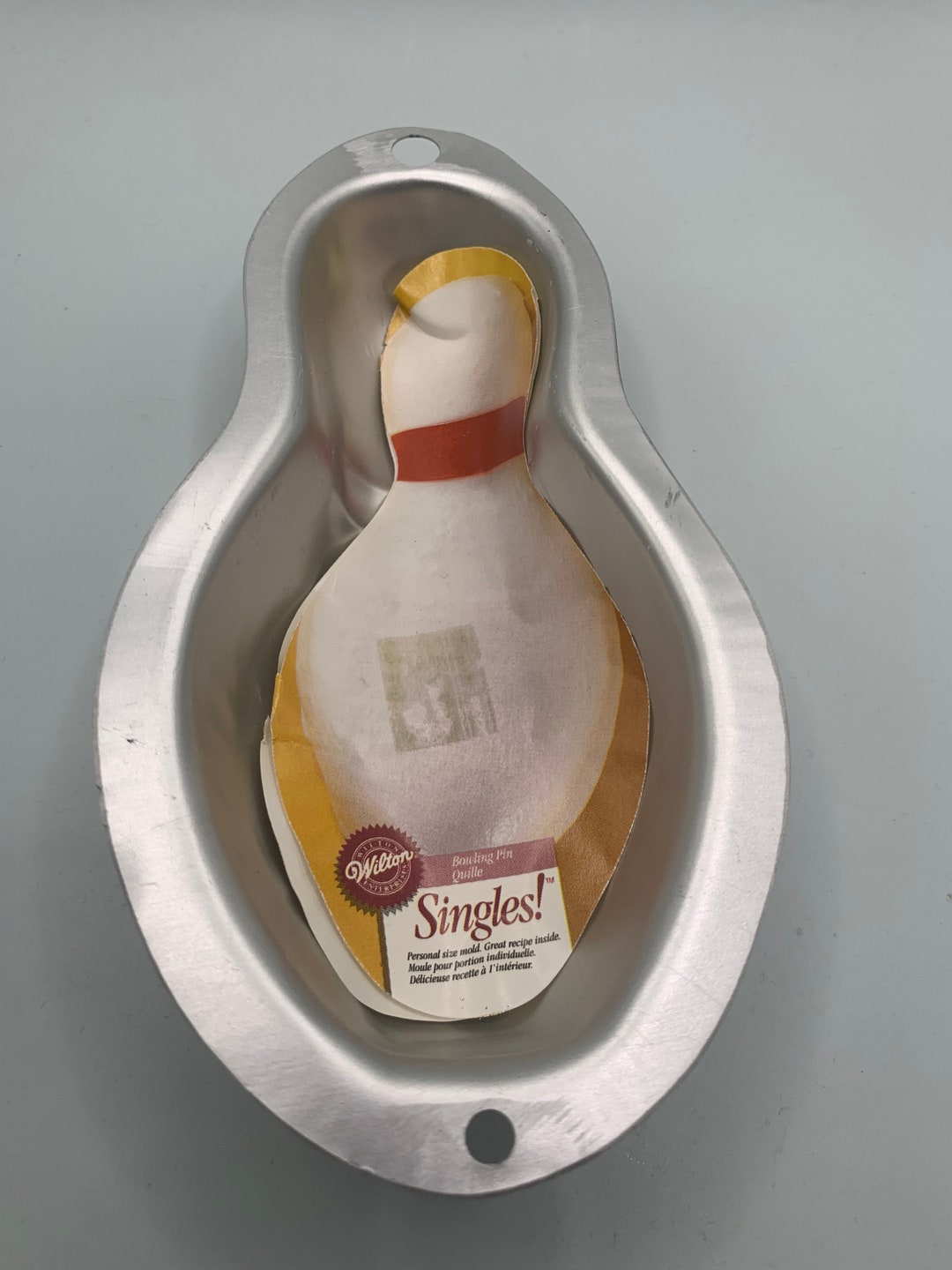 Wilton Singles Bowling Pin Cake Pan/personal Size Cake Etsy
