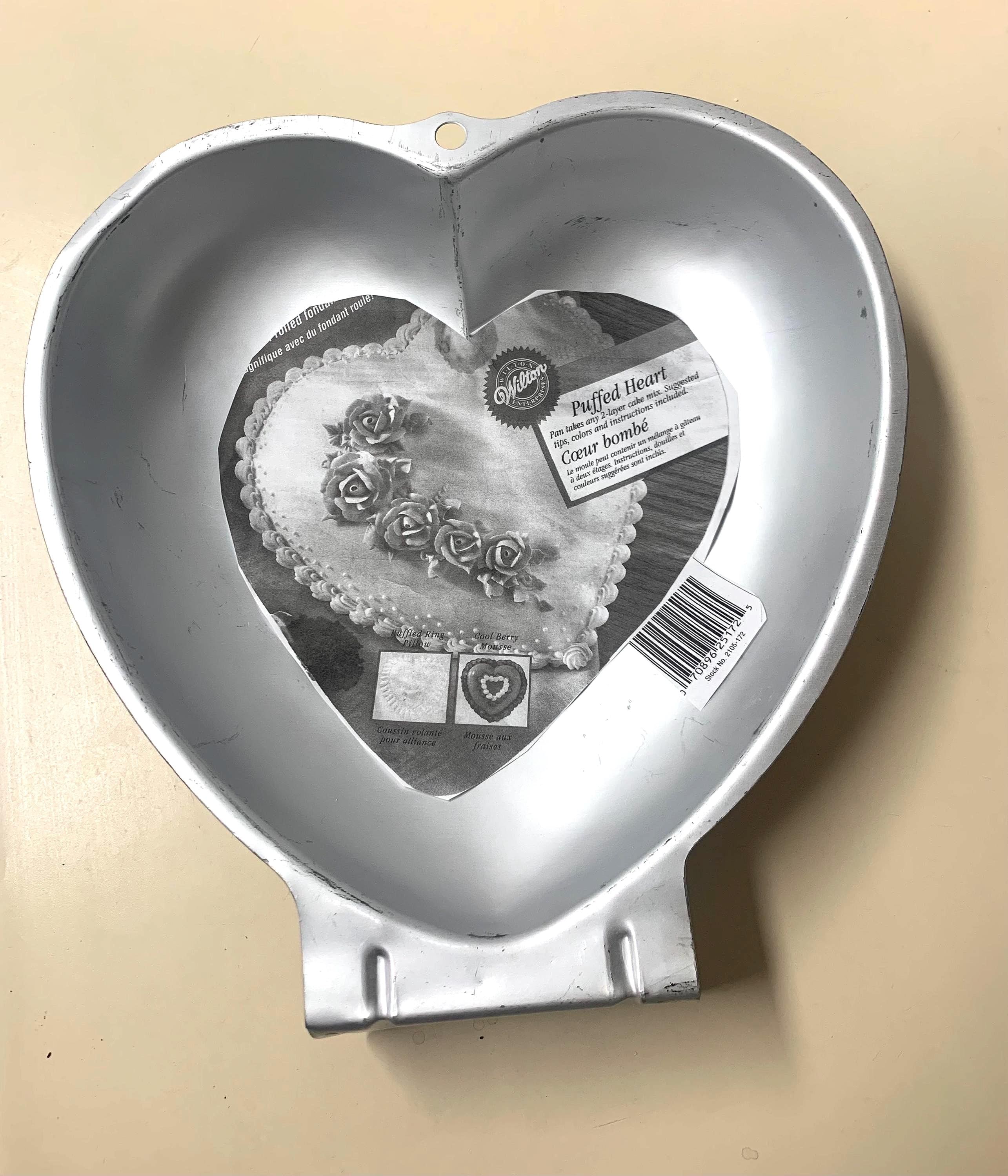 Layer Cake Wilton Heart Cupcake Pan Wilton Vintage Puffed Heart