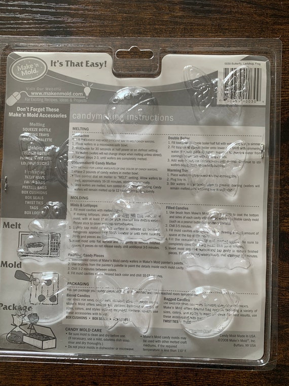 love and daisies Make N Mold fillable Chocolate candy lollipop molds