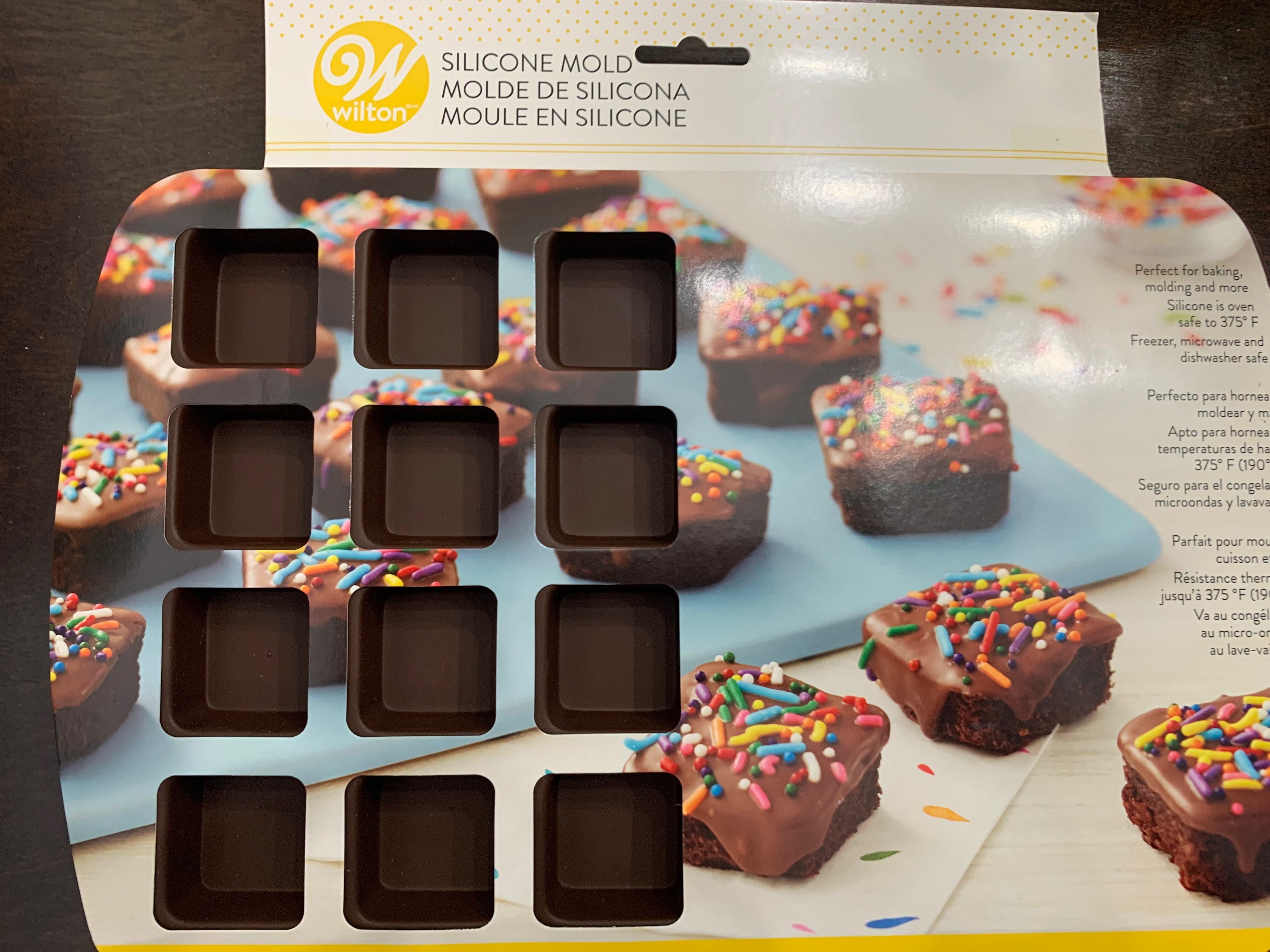 Wilton Silicone Square Mold 24 Cavity Mold 1 1 2 Inch Each Bar