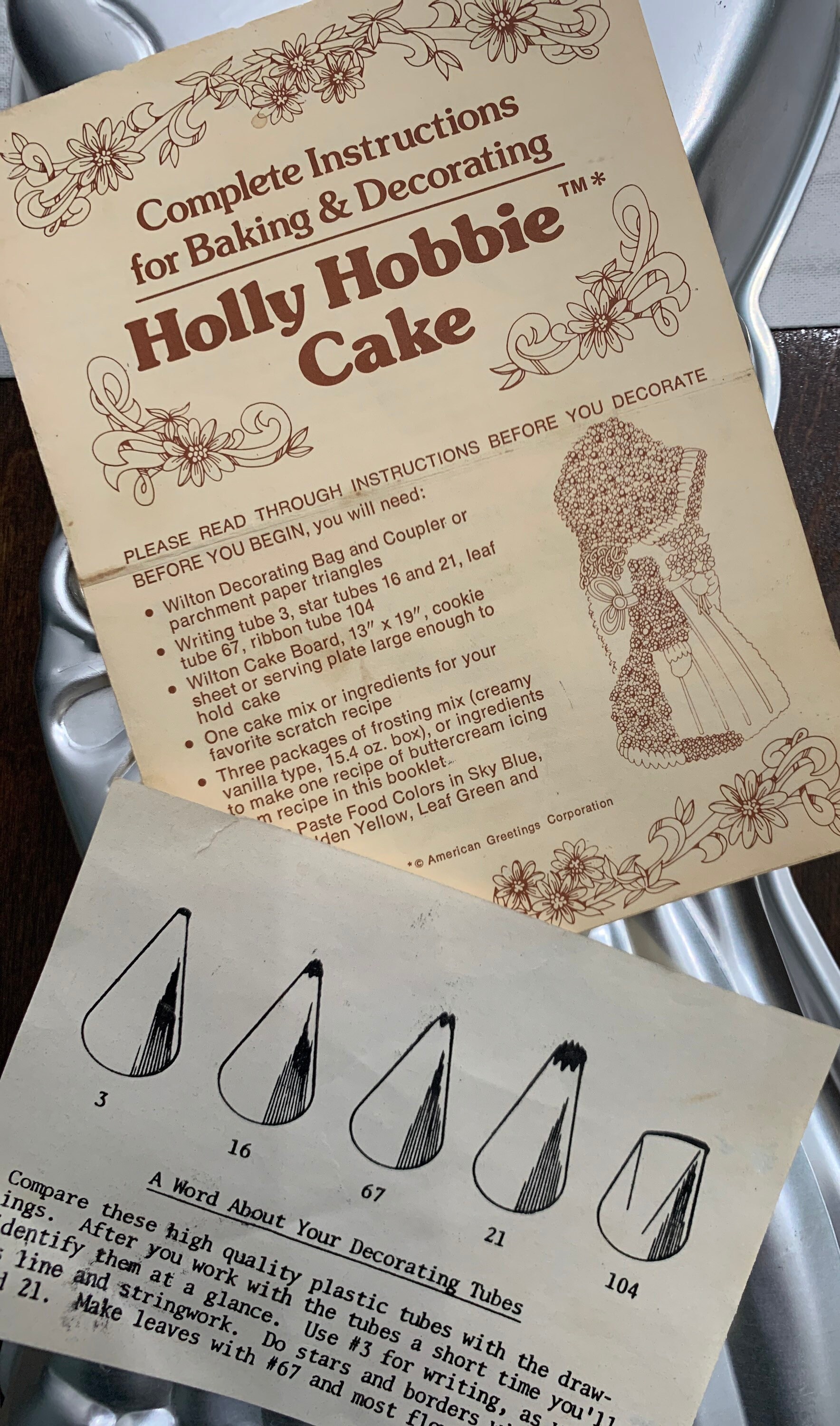 Holly hobbie cake pan cheap
