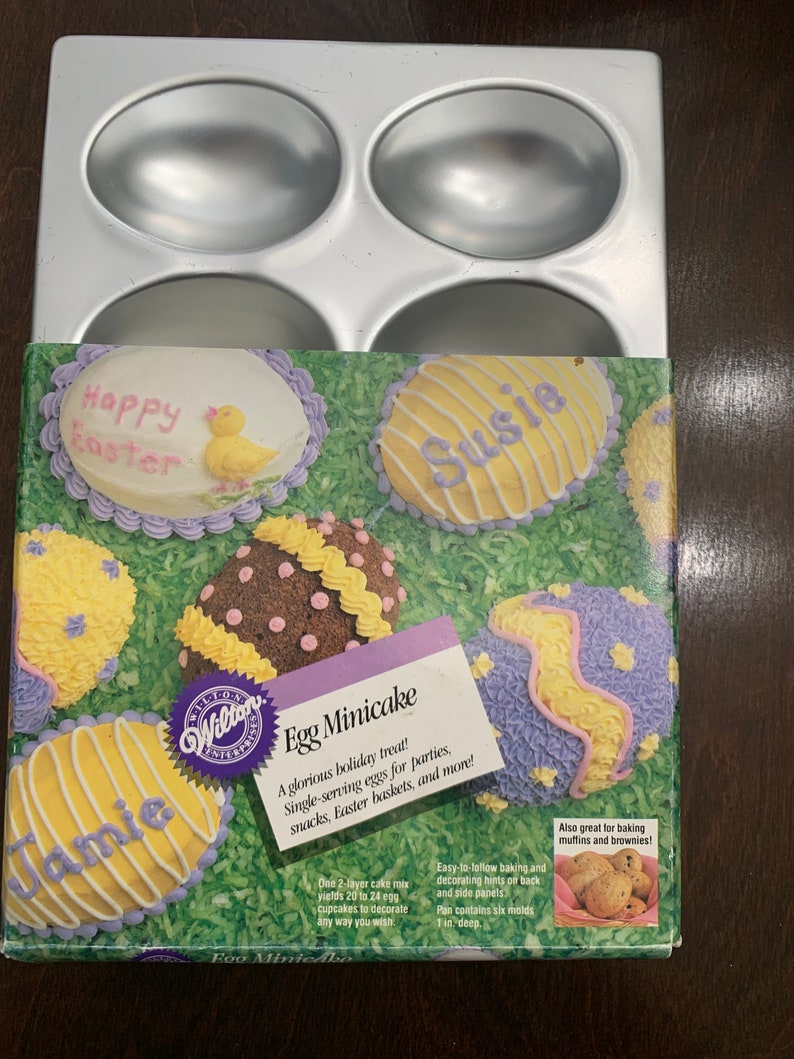 Wilton Aluminum Mini Egg Mold/chocolate Egg Molds/egg Etsy