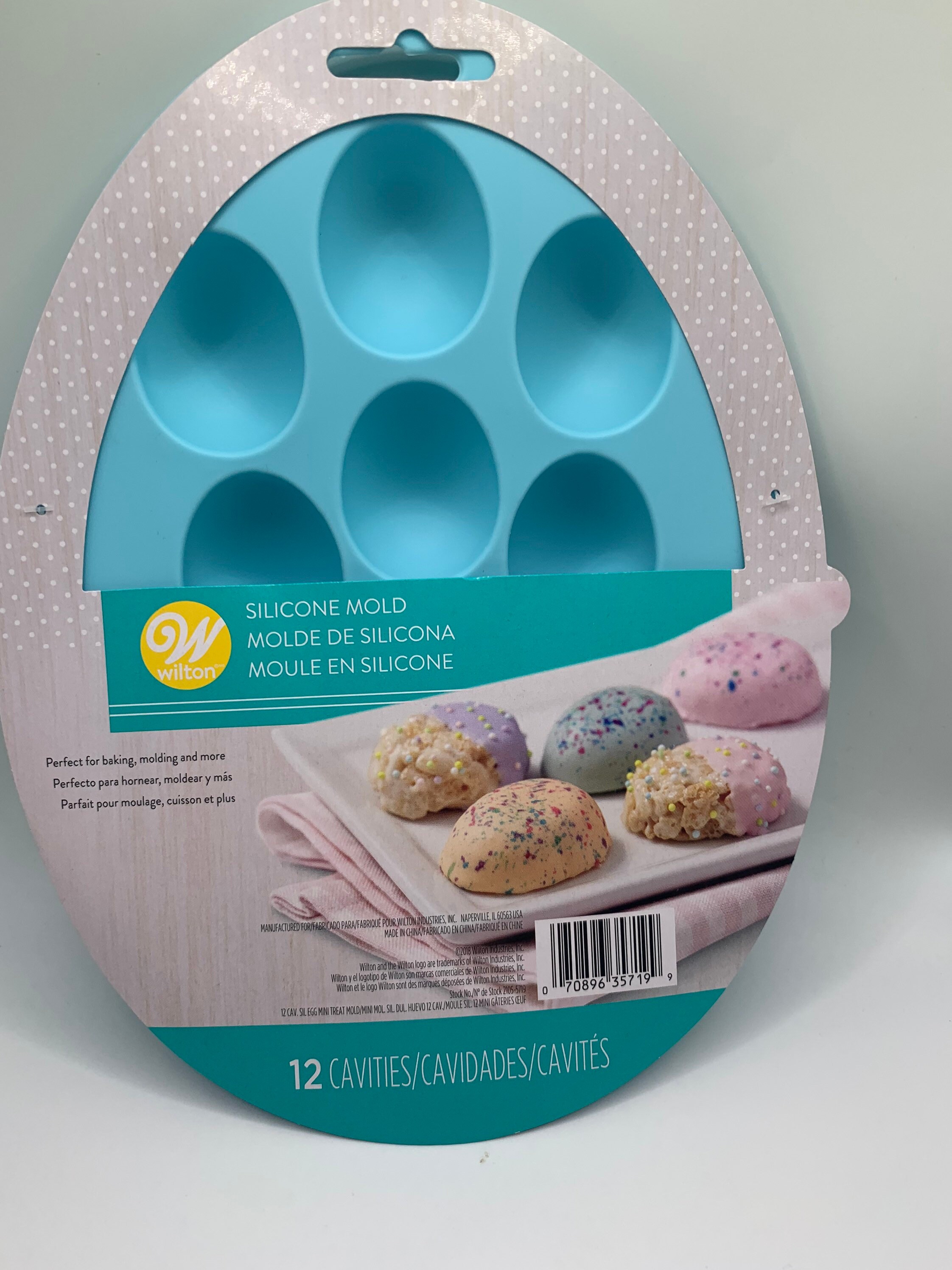 Cake & Marshmallows- Large 3.5 in Includes Cocoa Bomb Recipe Candy Egg Silicone Chocolate Mold- Large Easter Egg for Cocoa Bombs & Breakable Egg Chocolate Shells- fill with Peeps Easter Egg Mold 