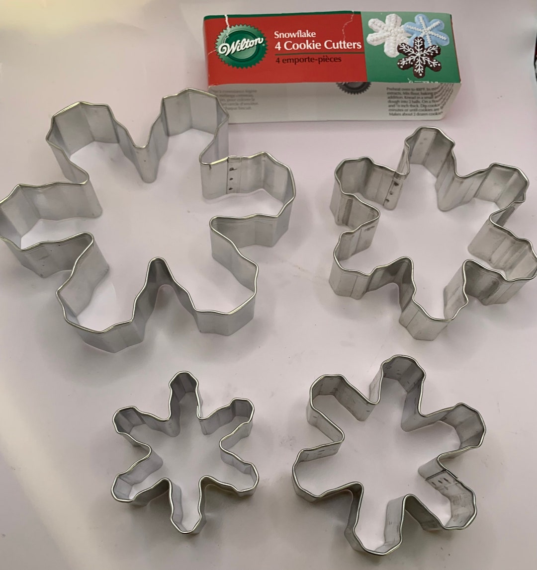 Wilton Snowflake 4 Piece Cookie Cutter Set,new 2006 - Etsy