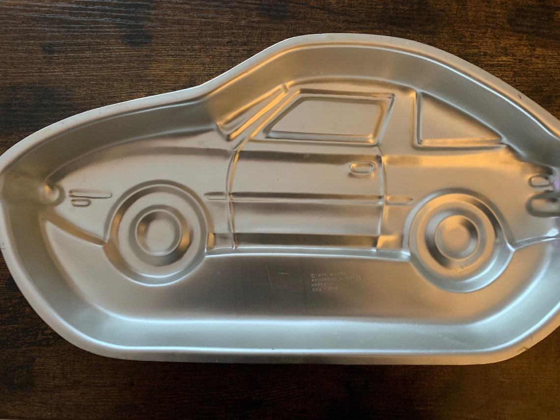 Sports Car Cake Pan Rare Vintage Wilton Sports Car Cake Pan Etsy