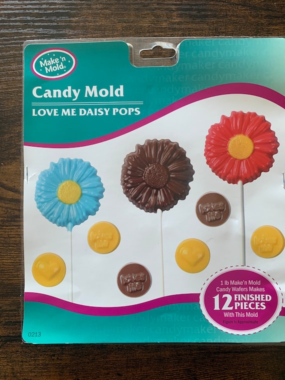 love and daisies Make N Mold fillable Chocolate candy lollipop molds