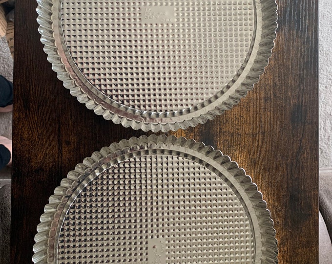 Pampered Chef Flan Pan Set,pampered Chef Flan Pan Set,flan Pan Set of 2,baking/flan Pans. Etsy