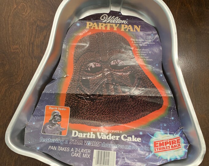 Darth Vader Aluminum Cake Pan/wilton Star Wars Cake Pan/empire Strikes