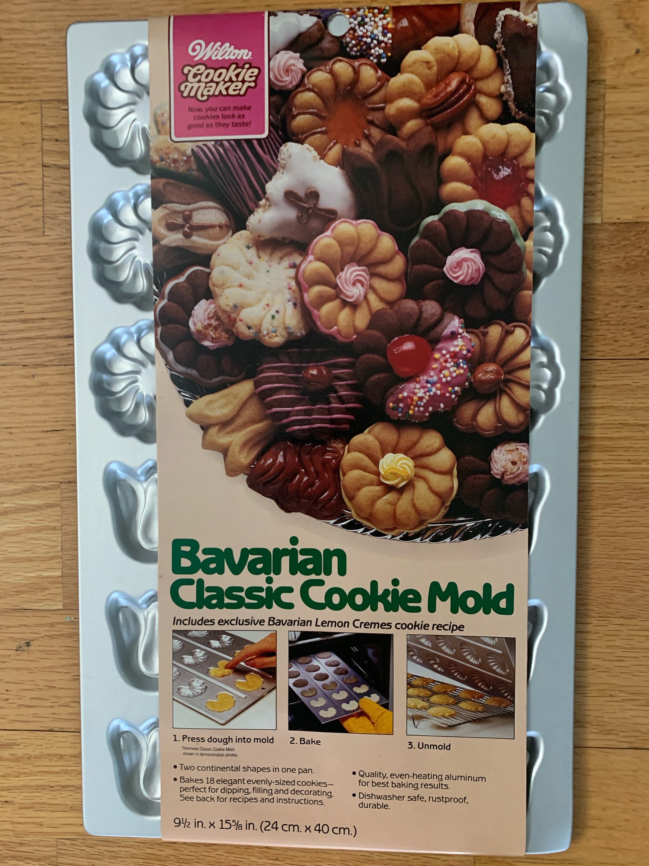 Wilton Vintage 1984 Bavarian Classic Cookie Pan 18 Cavity Mold New Etsy