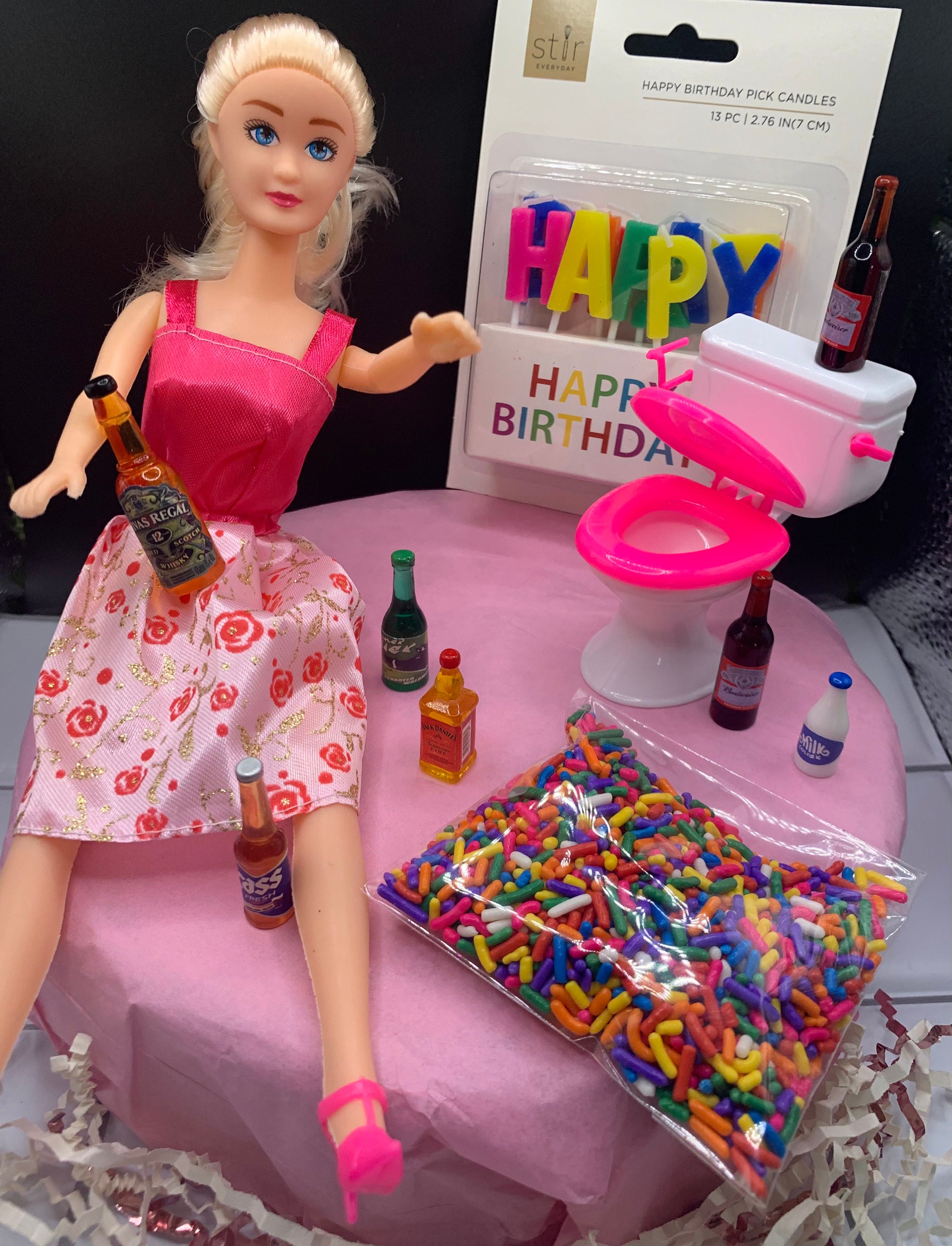 Super Le Lit Chic Cake (Drunk Barbie Cake) - Order Online | Sydney Delivery