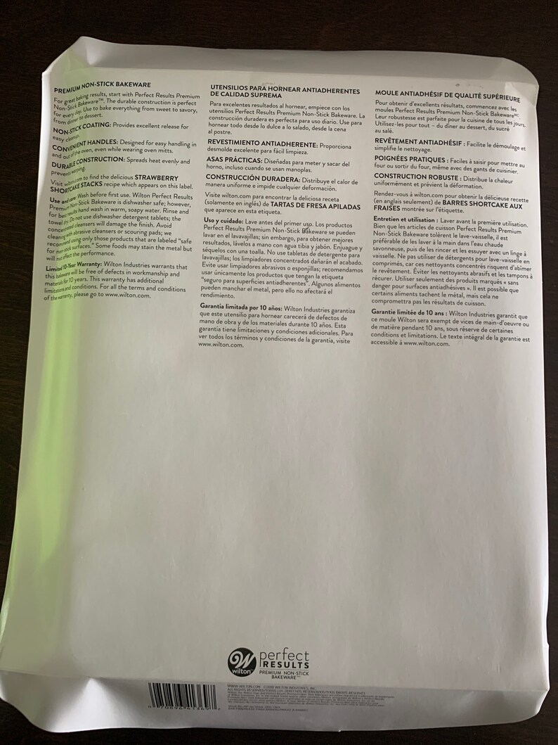 Wilton Perfect Results Bar Pan/bar Pans/ Wilton Bar Etsy