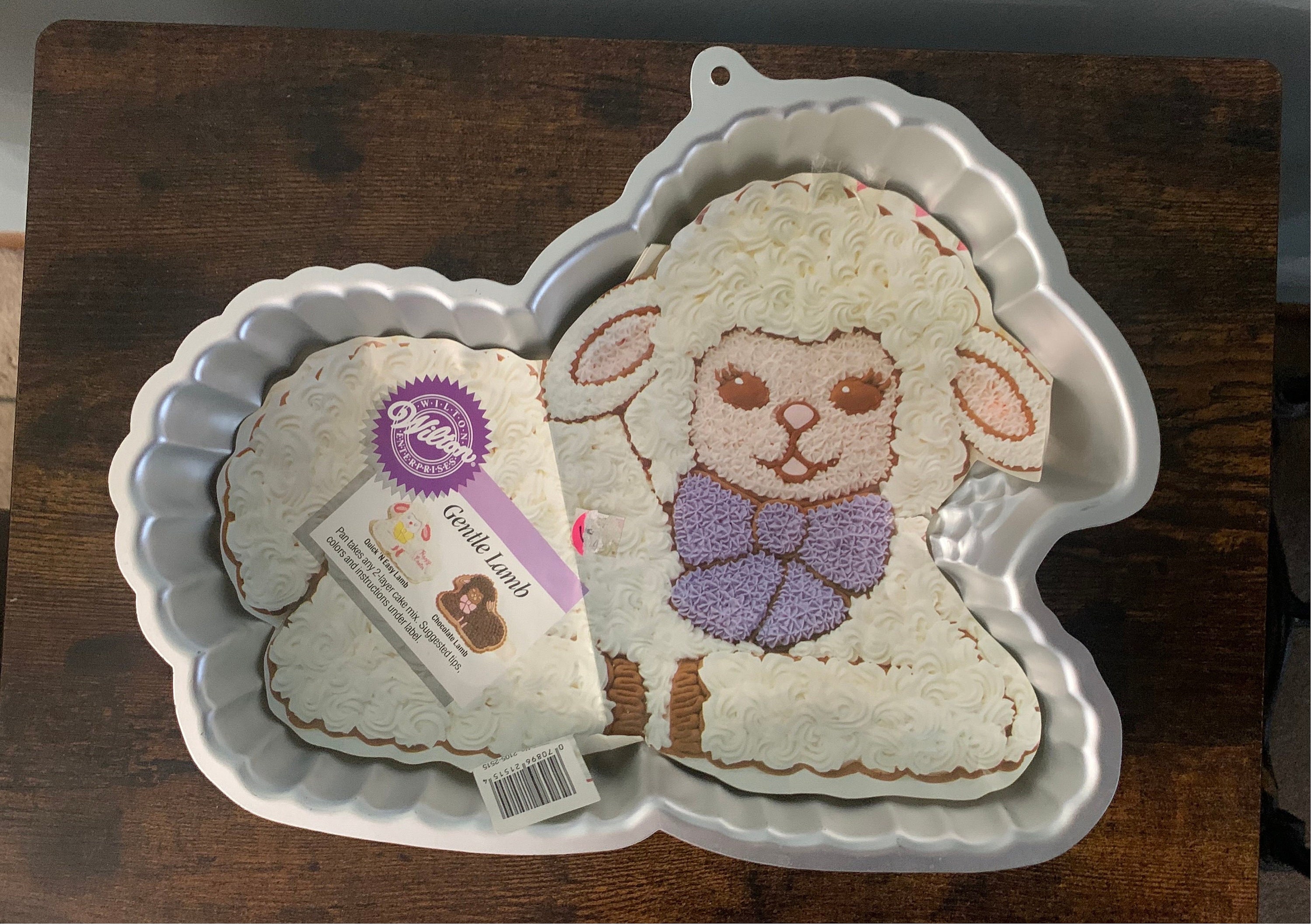 Wilton Vintage Gentle Lamb Cake Pan Easter Cake Pan Etsy