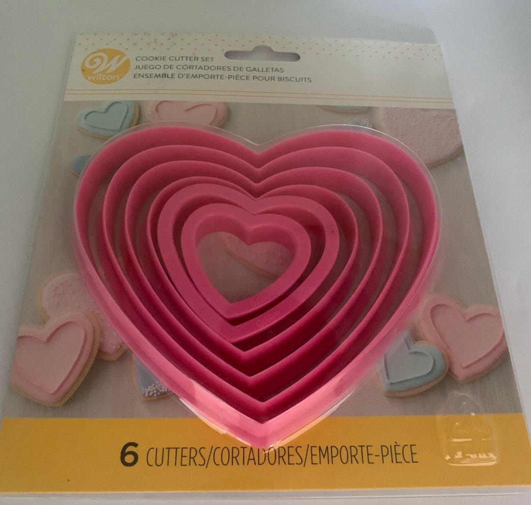 Wilton Valentines Day Cookie Cutter Set, Heart Shaped Cookie Cutters,  Cookie Baking, Anniversary or Wedding Cookies. -  Sweden