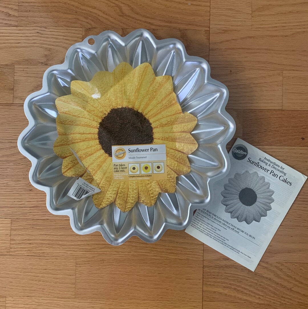 Wilton Sunflower Cake Pansunshine Cakecelebration Cake Pan Etsy