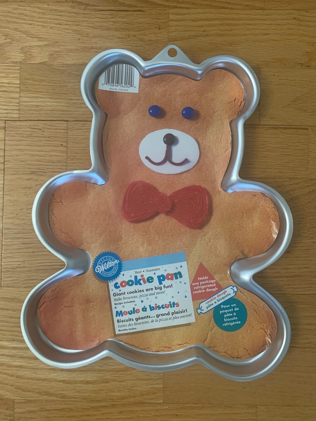 Wilton Vintage Giant Cookie Cake Pan Bear Cookie Pan Giant Etsy