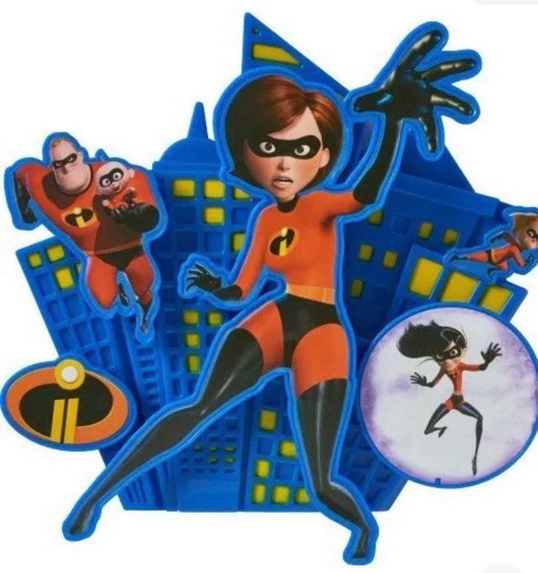 Decopac Incredibles 2 We Are Incredible Cake Topper, Incredibles Cake
