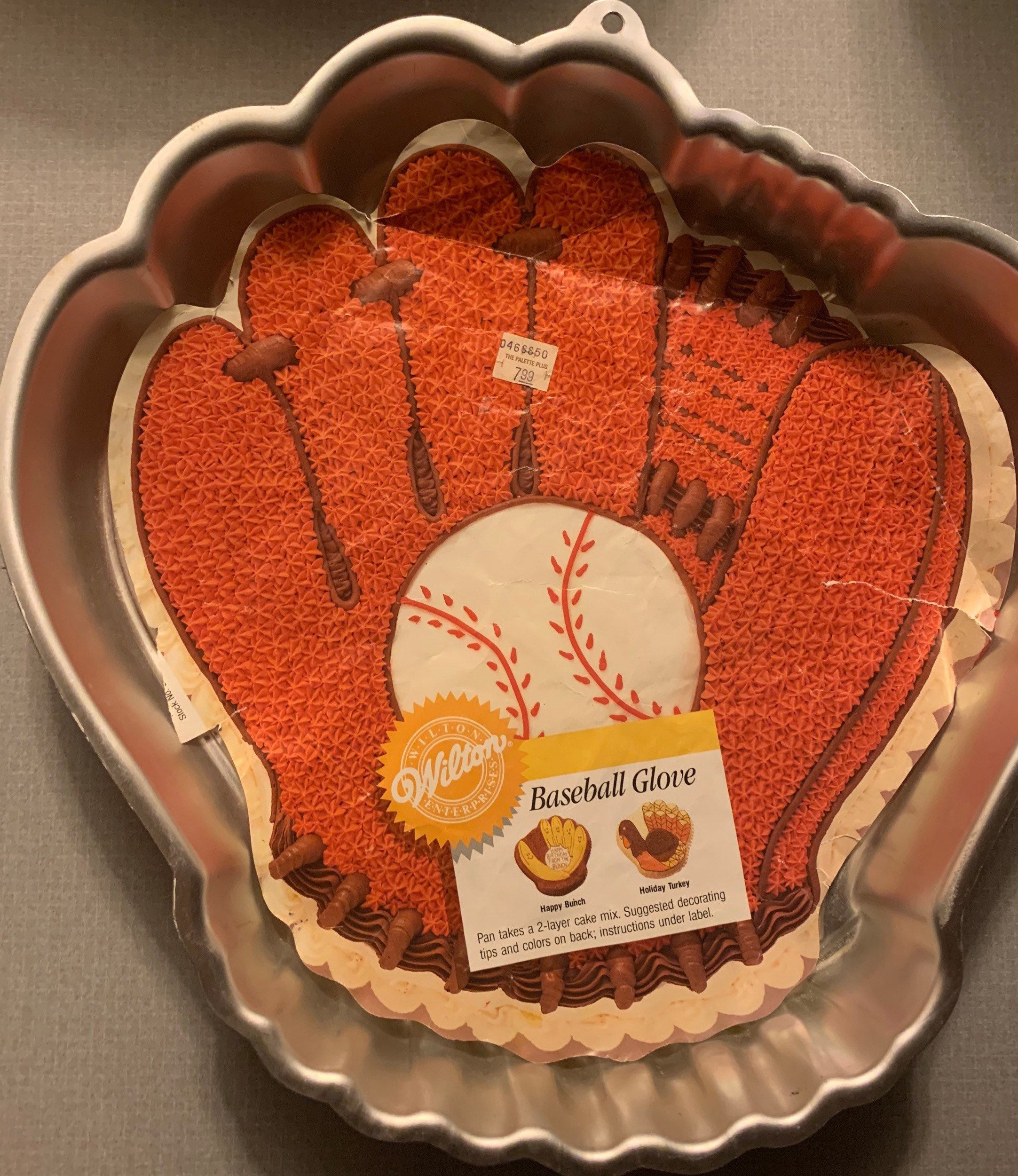 Wilton Baseball Glove turkey Cake Pan Etsy