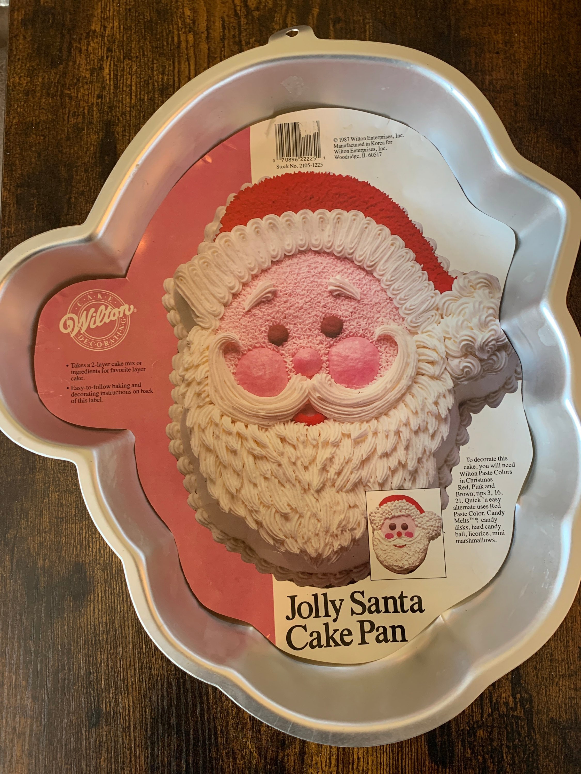 Vintage Cake Tin, Wilton Cake Pan, Christmas Cake, Tree Cake Mold