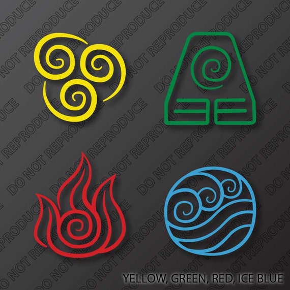 4 Nations Avatar TLAB Themed Vinyl Water Nation Symbol Pillow, Avatar Home
