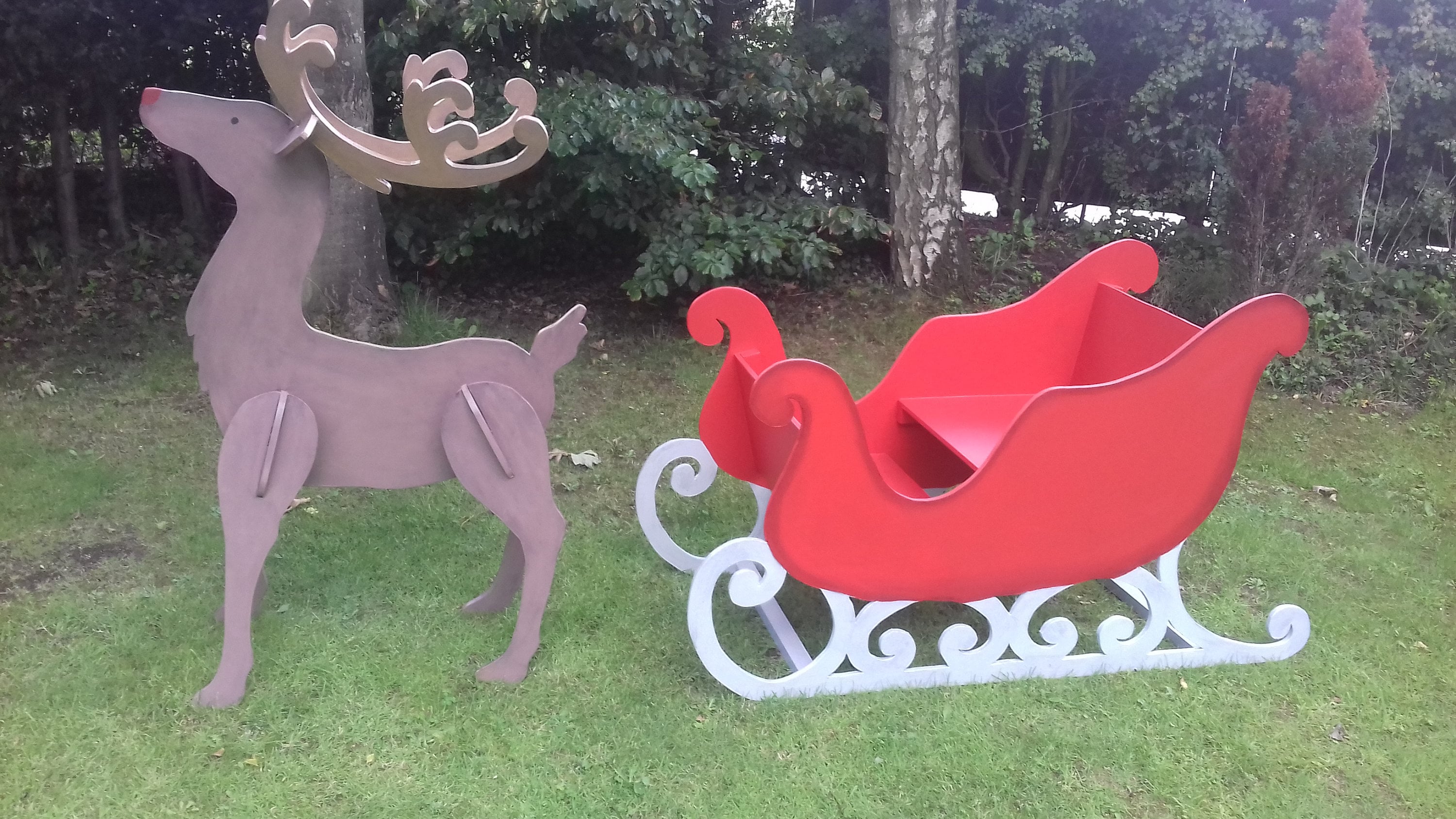 Large Wooden Santa Sleigh To Sit In Prop Shop Photo Shoot Etsy