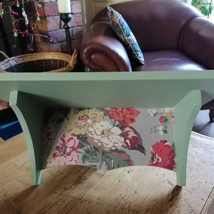 Wooden Wall Storage Shelf Made Using Cath Kidston Rare Vintage Design Kitchen Bedroom Bathroom Country Living Home Farrow and Ball Bespoke
