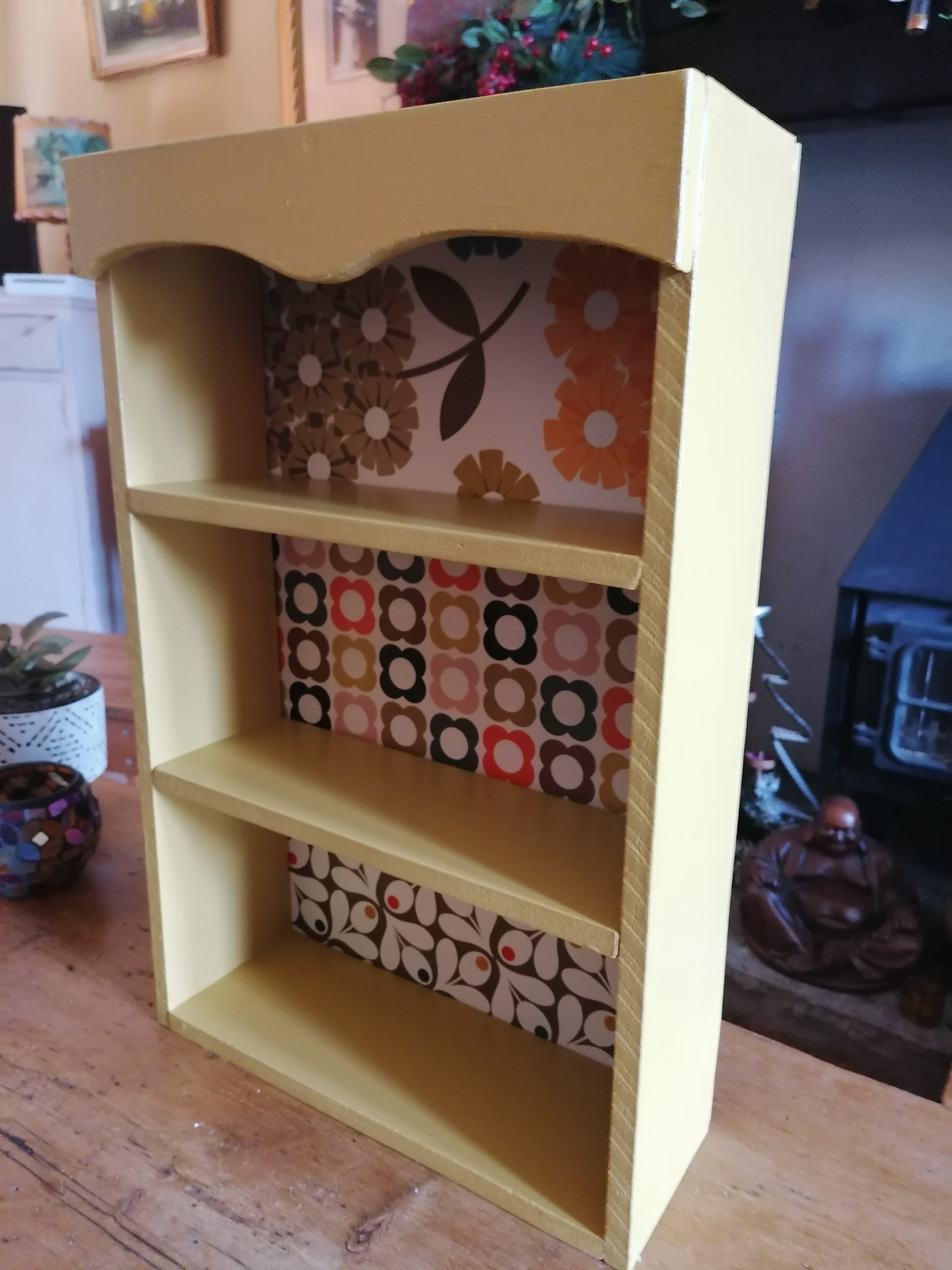 Large Wooden Shelf Unit Wall Freestanding Display Shelves Made Etsy