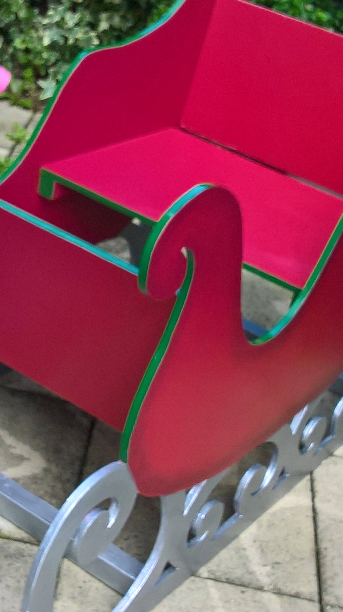 Large Wooden Santa Sleigh To Sit In Prop Shop Photo Shoot Etsy