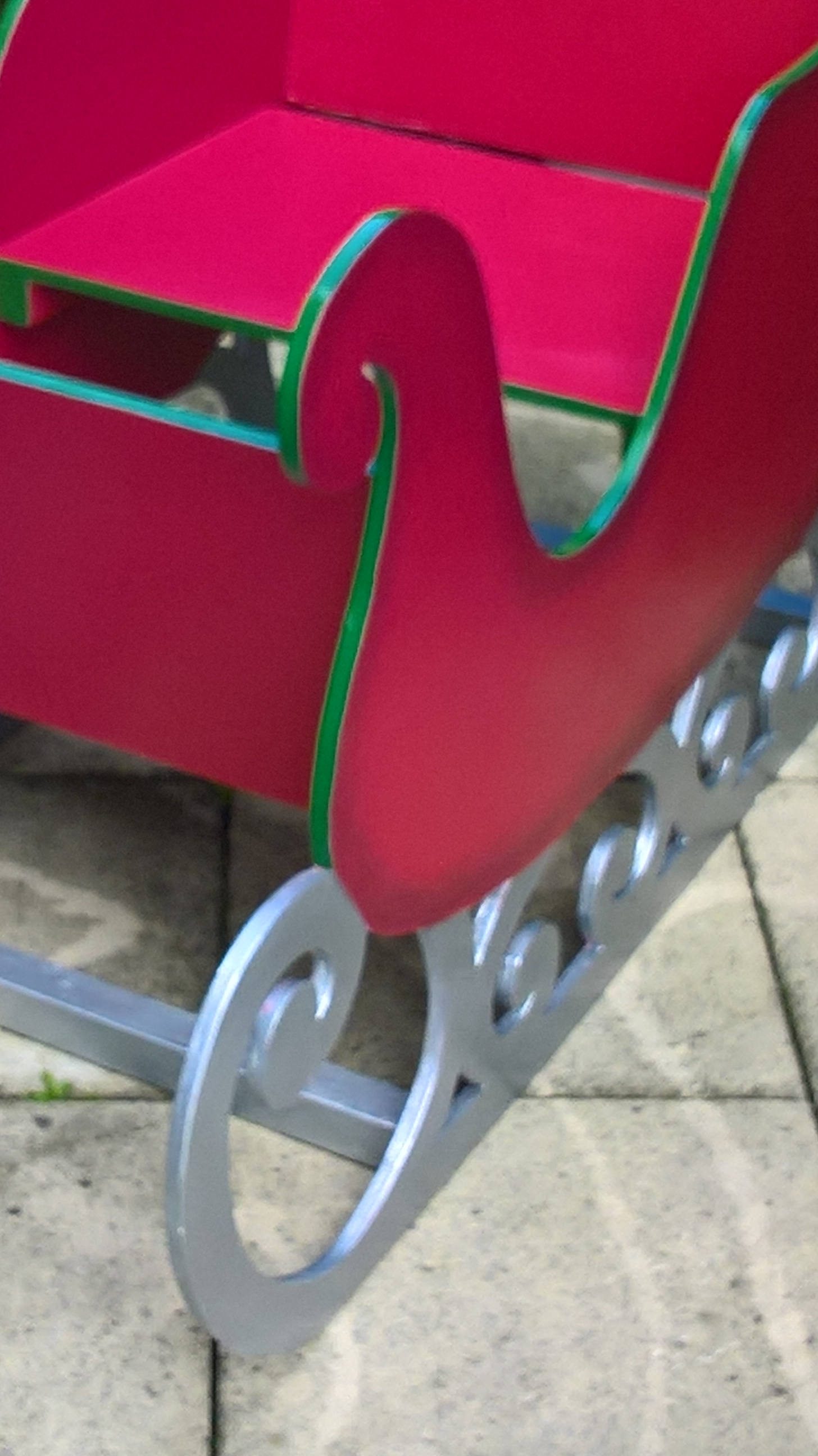 Large Wooden Santa Sleigh To Sit In Prop Shop Photo Shoot Etsy