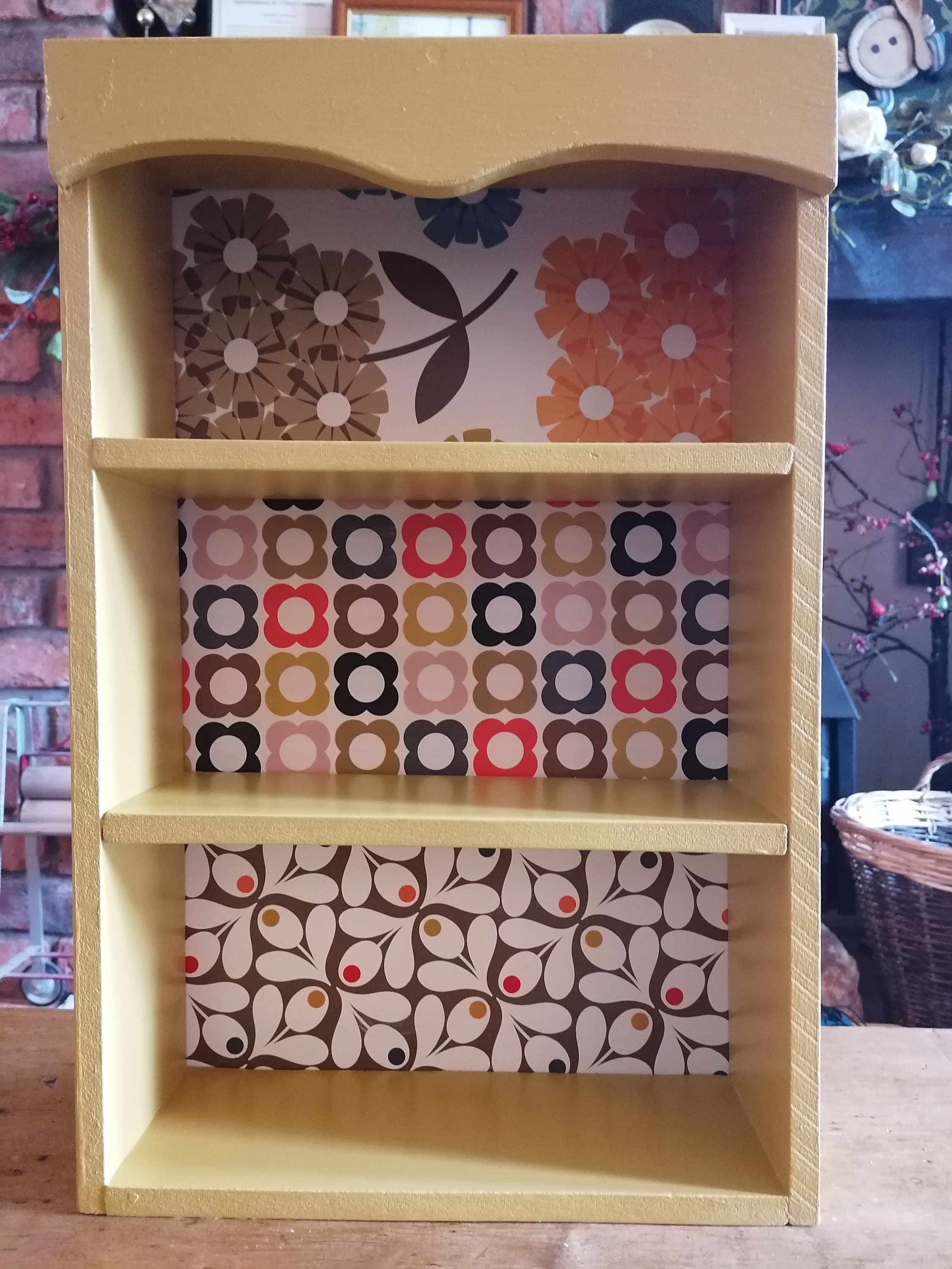 Large Wooden Shelf Unit Wall Freestanding Display Shelves Made Etsy